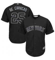 Yankees 25 Gleyber Torres De Caracas Black 2019 Players Weekend Player Jersey Yankees 25 Gleyber Torres De Caracas Black 2019 Players Weekend Player Jersey