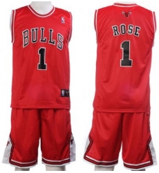 Chicago Bulls 1 Rose Red Jerseys&Shorts Chicago Bulls 1 Rose Red Jerseys&Shorts
