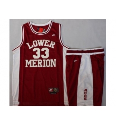 Lower Merion 33 Kobe Bryant Red Basketball Jerseys Shorts Suits Lower Merion 33 Kobe Bryant Red Basketball Jerseys Shorts Suits