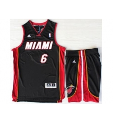 Miami Heat 6 LeBron James Black Revolution 30 Swingman NBA Jerseys Short Suits MIAMI Style Miami Heat 6 LeBron James Black Revolution 30 Swingman NBA Jerseys Short Suits MIAMI Style