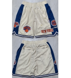 Men New Yok Knicks White 2025 Shorts Men New Yok Knicks White 2025 Shorts