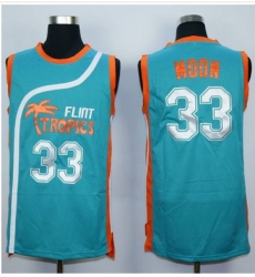 Flint Tropics #33 Jackie Moon Blue Semi-Pro Movie Stitched Basketball Jersey Flint Tropics #33 Jackie Moon Blue Semi-Pro Movie Stitched Basketball Jersey