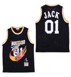 Men B&R Remix Jersey Rocket 01 Jack Black Throwback Jersey Men B&R Remix Jersey Rocket 01 Jack Black Throwback Jersey