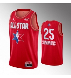 76ers 25 Ben Simmons Red 2020 NBA All Star Jordan Brand Swingman Jersey 76ers 25 Ben Simmons Red 2020 NBA All Star Jordan Brand Swingman Jersey