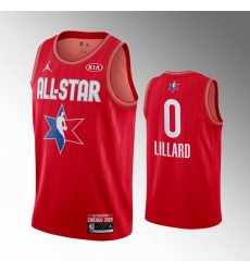 Blazers 0 Damian Lillard Red 2020 NBA All Star Jordan Brand Swingman Jersey Blazers 0 Damian Lillard Red 2020 NBA All Star Jordan Brand Swingman Jersey