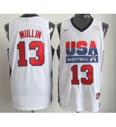 1992 Olympics Team USA 13 Chris Mullin White Swingman Jersey 1992 Olympics Team USA 13 Chris Mullin White Swingman Jersey