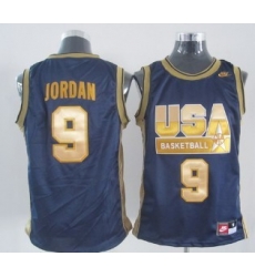 1992 Olympics Team USA 9 Michael Jordan Navy Blue With Gold Swingman Jersey 1992 Olympics Team USA 9 Michael Jordan Navy Blue With Gold Swingman Jersey