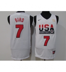 Youth USA Basketball 7 Larry Bird White Stitched Jersey Youth USA Basketball 7 Larry Bird White Stitched Jersey