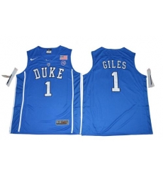 Blue Devils #1 Harry Giles Blue Basketball Elite Stitched NCAA Jersey Blue Devils #1 Harry Giles Blue Basketball Elite Stitched NCAA Jersey