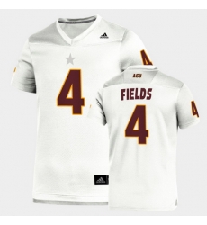 Men Arizona State Sun Devils Evan Fields Replica White Football Jersey Men Arizona State Sun Devils Evan Fields Replica White Football Jersey