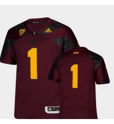 Men Arizona State Sun Devils Maroon College Football Premier Jersey Men Arizona State Sun Devils Maroon College Football Premier Jersey