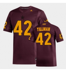 Men Arizona State Sun Devils Pat Tillman Replica Maroon Football Jersey Men Arizona State Sun Devils Pat Tillman Replica Maroon Football Jersey