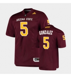 Men Arizona State Sun Devils Zane Gonzalez College Football Maroon Premier Jersey Men Arizona State Sun Devils Zane Gonzalez College Football Maroon Premier Jersey