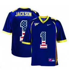 California Golden Bears 1 DeSean Jackson Navy USA Flag College Football Jersey California Golden Bears 1 DeSean Jackson Navy USA Flag College Football Jersey