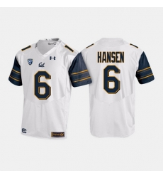 California Golden Bears Chad Hansen College Football White Jersey California Golden Bears Chad Hansen College Football White Jersey