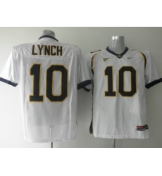 Golden Bears #10 Marshawn Lynch White Embroidered NCAA Jersey Golden Bears #10 Marshawn Lynch White Embroidered NCAA Jersey