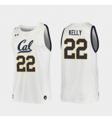 Men California Golden Bears Andre Kelly Replica White College Basketball 2019 20 Jersey Men California Golden Bears Andre Kelly Replica White College Basketball 2019 20 Jersey