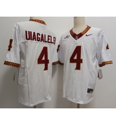 Florida State Seminoles #4 DJ Uiagalelei White F U S E Jersey Florida State Seminoles #4 DJ Uiagalelei White F U S E Jersey