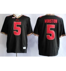 Florida State Seminoles FSU 5 Jameis Winston Black NCAA Jerseys Florida State Seminoles FSU 5 Jameis Winston Black NCAA Jerseys