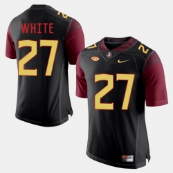 Florida State Seminoles Marquez White College Football Black Jersey