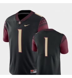 Men Florida State Seminoles 1 Black College Football 2018 Game Jersey Men Florida State Seminoles 1 Black College Football 2018 Game Jersey