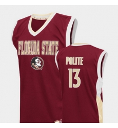 Men Florida State Seminoles Anthony Polite Red Fadeaway College Basketball Jersey Men Florida State Seminoles Anthony Polite Red Fadeaway College Basketball Jersey