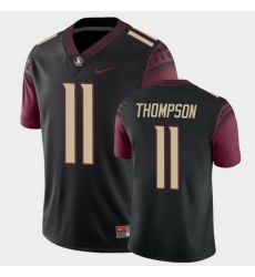 Men Florida State Seminoles Warren Thompson College Football Black Alternate Game Jersey Men Florida State Seminoles Warren Thompson College Football Black Alternate Game Jersey