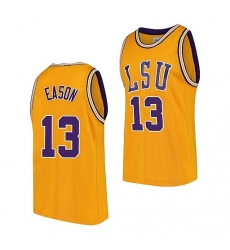 LSU Tiger Tari Eason Gold College Basketball 2021 Transfer Jersey LSU Tiger Tari Eason Gold College Basketball 2021 Transfer Jersey