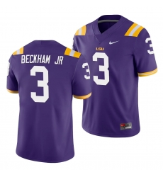 Lsu Tiger Odell Beckham Jr. Purple Game College Football Jersey Lsu Tiger Odell Beckham Jr. Purple Game College Football Jersey
