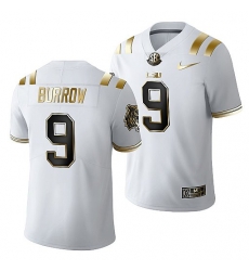 Lsu Tigers Joe Burrow Golden Edition Limited Football White Jersey Lsu Tigers Joe Burrow Golden Edition Limited Football White Jersey