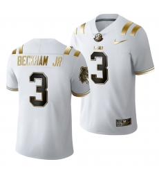 Lsu Tigers Odell Beckham Jr. Golden Edition Limited Nfl White Jersey Lsu Tigers Odell Beckham Jr. Golden Edition Limited Nfl White Jersey