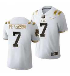 Lsu Tigers Patrick Peterson Golden Edition Limited Nfl White Jersey Lsu Tigers Patrick Peterson Golden Edition Limited Nfl White Jersey