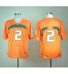 Hurricanes #2 Orange Stitched NCAA Jerseys Hurricanes #2 Orange Stitched NCAA Jerseys
