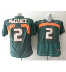 Hurricanes #2 Willis McGahee Green Embroidered NCAA Jerseys Hurricanes #2 Willis McGahee Green Embroidered NCAA Jerseys