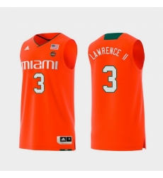 Men Miami Hurricanes Anthony Lawrence Ii Orange Replica College Basketball Jersey Men Miami Hurricanes Anthony Lawrence Ii Orange Replica College Basketball Jersey