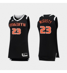 Men Miami Hurricanes Kameron Mcgusty Black White Chase College Basketball Jersey Men Miami Hurricanes Kameron Mcgusty Black White Chase College Basketball Jersey