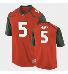 Men Miami Hurricanes N'Kosi Perry Replica Orange College Football Jersey Men Miami Hurricanes N'Kosi Perry Replica Orange College Football Jersey
