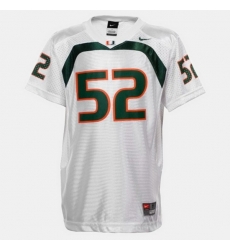 Men Miami Hurricanes Ray Lewis College Football White Jersey Men Miami Hurricanes Ray Lewis College Football White Jersey