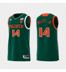 Men Miami Hurricanes Rodney Miller Jr. Green Replica College Basketball Jersey Men Miami Hurricanes Rodney Miller Jr. Green Replica College Basketball Jersey