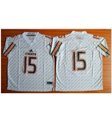Miami Hurricanes #15 Brad Kaaya White Stitched NCAA Jerseys Miami Hurricanes #15 Brad Kaaya White Stitched NCAA Jerseys