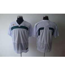 NCAA Miami Hurricanes blank white Jerseys ACC patch NCAA Miami Hurricanes blank white Jerseys ACC patch