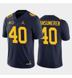 Michigan Wolverines Ben Vansumeren Navy Home Men'S Jersey Michigan Wolverines Ben Vansumeren Navy Home Men'S Jersey