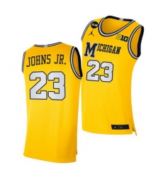 Michigan Wolverines Brandon Johns Jr. Yellow Blm Social Justice Men Jersey Michigan Wolverines Brandon Johns Jr. Yellow Blm Social Justice Men Jersey