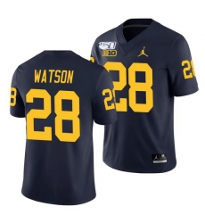 Michigan Wolverines Brandon Watson Navy College Football Men'S Jersey Michigan Wolverines Brandon Watson Navy College Football Men'S Jersey