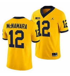 Michigan Wolverines Cade Mcnamara Maize College Football Men Jersey Michigan Wolverines Cade Mcnamara Maize College Football Men Jersey