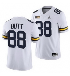 Michigan Wolverines Jake Butt White National Award Winner Men Jersey Michigan Wolverines Jake Butt White National Award Winner Men Jersey