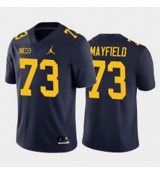 Michigan Wolverines Jalen Mayfield Navy Home Men'S Jersey Michigan Wolverines Jalen Mayfield Navy Home Men'S Jersey