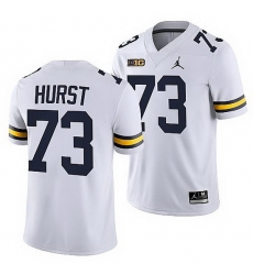 Michigan Wolverines Maurice Hurst White Nfl Alumni Men Jersey Michigan Wolverines Maurice Hurst White Nfl Alumni Men Jersey