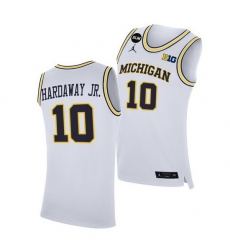 Michigan Wolverines Tim Hardaway Jr. 2021 Big Ten Regular Season Champions Blm White Jersey Michigan Wolverines Tim Hardaway Jr. 2021 Big Ten Regular Season Champions Blm White Jersey