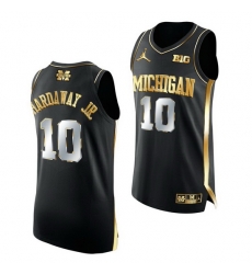 Michigan Wolverines Tim Hardaway Jr. 2021 March Madness Golden Authentic Black Jersey Michigan Wolverines Tim Hardaway Jr. 2021 March Madness Golden Authentic Black Jersey